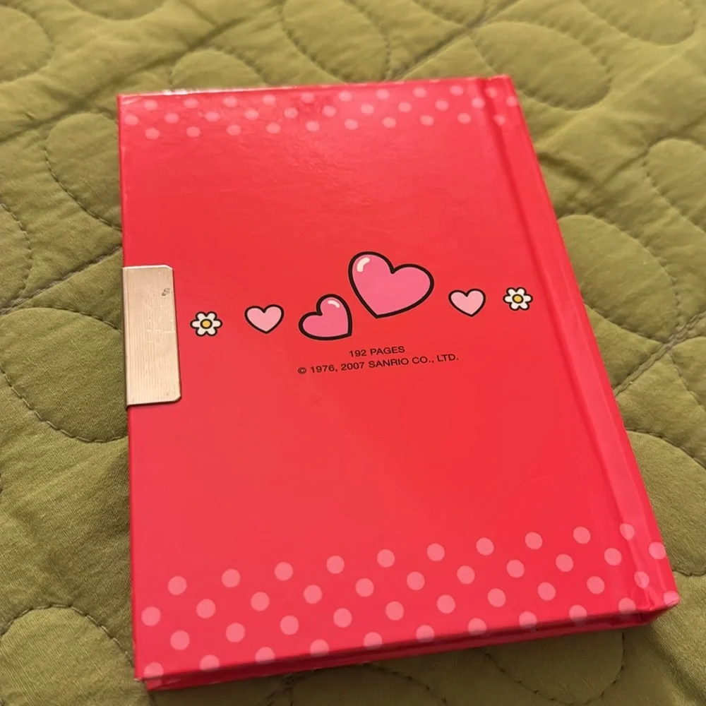 NWOT y2k Sanrio hello kitty mini red notebook diary - Picture 4 of 4